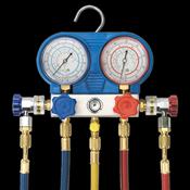 Sealey Air Conditioning System Manifold with Sight Glass VSAC002