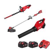 Milwaukee 3 Piece Garden Power Tool Kit M18-FHET-FBL-BLLT-502 image