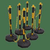 Sealey Black/Yellow Post &amp; Chain Kit 25m BYSBKIT image