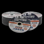 Sealey Cutting Disc Pack of 50 Ø100 x 1.6mm Ø16mm Bore PTC/100CT50