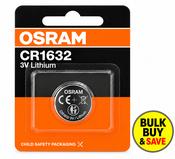 OSRAM CR1632 3V Lithium Coin Cell Battery CR1632