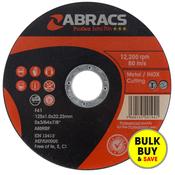 Abracs Proflex Extra Thin Cutting Disc (5") 125mm x 1.0mm INOX PFET12510FI