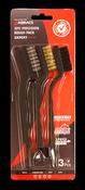 Abracs 3pc Mini Wire Brush Set ABWBSMPACK7