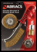 Abracs Spindle Mounted &amp; Scratch Brush Pack ABWBSMPACK