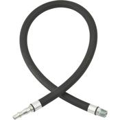 PCL Anti Whip Hose 0.6m of 7mm i/d Hose With R 1/4 Male End Fitting HA2108