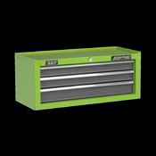 Sealey 3 Drawer Mid-Box with Ball-Bearing Slides - Green/Grey AP22309BBHV