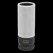 Sealey 1/2"Sq Drive Alloy Wheel 21mm Impact Socket Star Profile - Hyundai SX0421