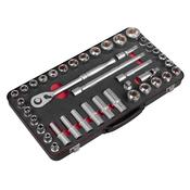 Sealey 40pc 1/2"Sq Drive Socket Set - Metric/Imperial AK7925
