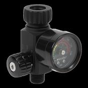 Sealey On-Gun Air Pressure Regulator/Gauge with Glass Lens AR02