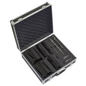 Sealey Diamond 5 Core Kit (Ø38, 52 ,65, 117, 127mm Cores with Adaptors) WDCKIT5