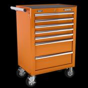 Sealey Rollcab 7 Drawer with Ball-Bearing Slides - Orange AP26479TO