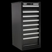 Sealey Hang-On Chest 8 Drawer with Ball-Bearing Slides - Black AP33589B