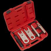 Sealey Ball Joint Splitter Hydraulic &amp; Manual 9pc - Commercial VS3814