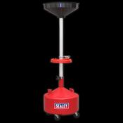 Sealey Manual Discharge Mobile Oil Drainer 36L AK36D
