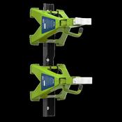 Sealey Axle Stand &amp; Axle Stand Storage Rack Combo 3 Tonne - Green VS2003HVCOMBO