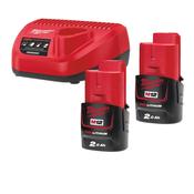 Milwaukee M12 2.0Ah Battery Kit M12NRG-202 image