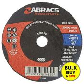 Abracs Phoenix II Flat INOX Extra Thin Cutting Disc 76mm x 2mm x 10mm PH07520FI