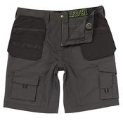 Apache Holster Pocket Work Shorts Grey/Black