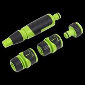 Sealey Deluxe Hose Nozzle &amp; Connector Set 4pc JS9611