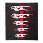 Milwaukee Locking Pliers 5 Piece Set Foam Insert 4932493634