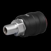Sealey High Flow Coupling Body Male 1/4"BSPT ACH01