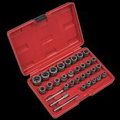 Sealey Slim Design Bolt &amp; Nut Extractor Set 32pc AK8132