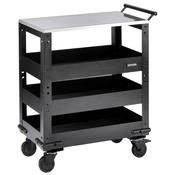 Bunker 3 Tier Trolley with Stainless Steel Worktop, 714mm 11585