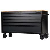 Bunker 5 Drawer Workbench Roller Tool Cabinet, 61", Grey 28343