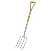 Sealey Premier Digging Fork with Ash Handle &amp; Stainless Steel Tines GTWH016