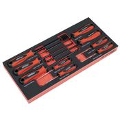 Sealey Premier Scraper &amp; Hook Set with Tool Tray 9pc TBT65