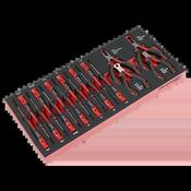 Sealey Premier Precision Screwdriver &amp; Mini Pliers Set with Tool Tray 17pc TBT67