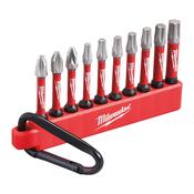 Milwaukee Shockwave Impact Duty CD Carabiner 10PC Set 4932480941