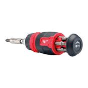 Milwaukee 8 in 1 Compact Ratcheting Multi-Bit Screwdriver 4932480581