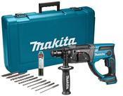 Makita DHR202Z 18v LXT SDS Rotary Hammer Drill with Drill Bit Set image