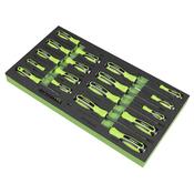 Sealey Siegen Hammer-Thru Screwdriver, Bit Driver &amp; Bit Set with Tool Tray 28pc S01281