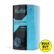 Edgeless Microfibre Versatowel  40 Pack 400GSM - Teal