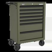 Sealey Superline PRO Heavy-Duty Rollcab 7 Drawer - Khaki AP26479TK