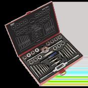 Sealey Metric/UNF/BSP Tap &amp; Die Set Split Dies 33pc AK3033 image