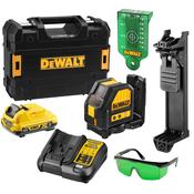 DeWalt 12V XR  Cross Line Green Laser Kit DCE088D1G-GB image