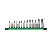 Milwaukee 13pc 1/4" &amp; 3/8" Drive Torx Bit Socket Set 4932480565 image