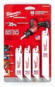 Milwaukee 10pc HACKZALL Reciprocating Saw Blade Set 49220220 image