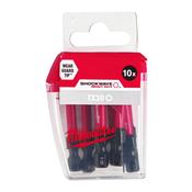 Milwaukee 50mm SHOCKWAVE TX30 Bits 10 Pack 4932471574 image