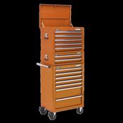 Sealey Superline Pro Combination 14 Drawer - Orange APSTACKTO