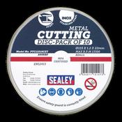 Sealey Cutting Disc 115 x 1.2mm 22mm Bore Pack of 10 PTC11510CET