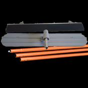 4FT Magnesium Bullfloat Kit with Brush &amp; Bracket