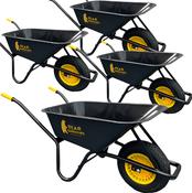 Bear Barrows 90L Black Bear Wheelbarrow (Pack of 4) image