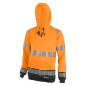 Beeswift Deltic Hi-vis Two-tone Hoodie Orange / Black image