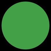 THERMOPLASTIC 1500mm DIAMETER GREEN DOT
