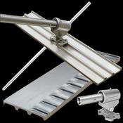 KRAFT Concrete Grooving Bullfloat Complete with Knuckle &amp; Poles image