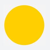 THERMOPLASTIC 1000mm DIAMETER YELLOW DOT